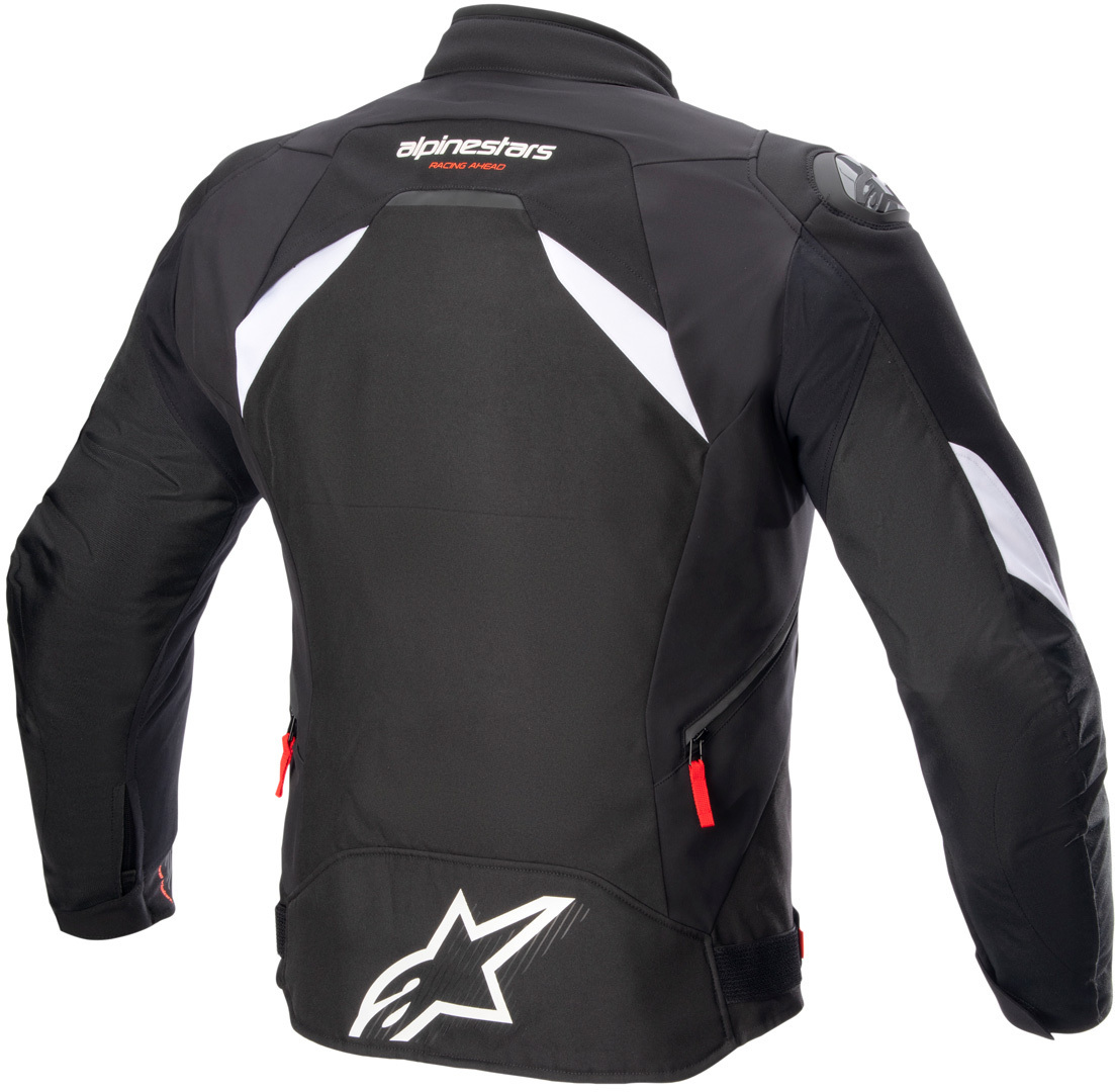 Alpinestars T-GP R V3 Drystar Jachetă textilă impermeabilă pentru motociclete alb/negru M Figura 2