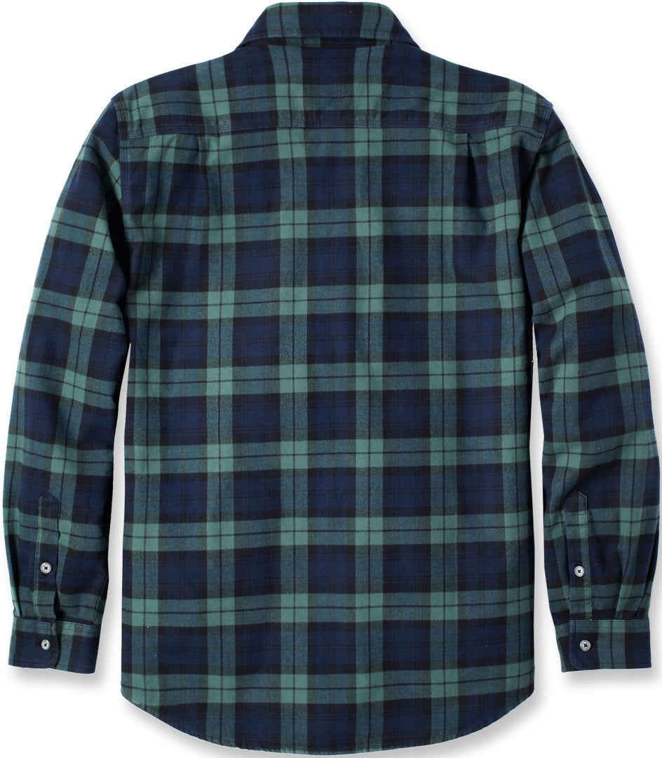 Carhartt Loose Fit Heavyweight Flannel Long-Sleeve Plaid Hemd grün XL Abbildung 2