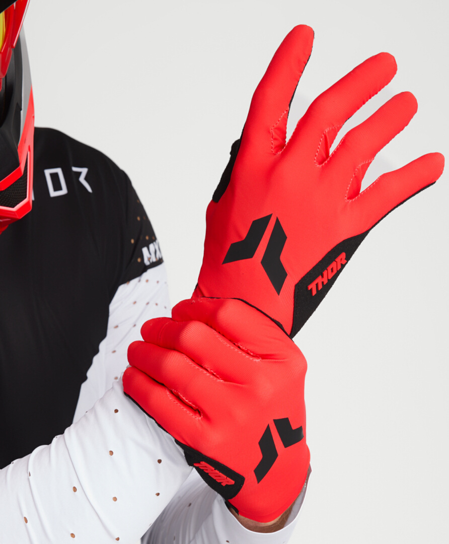 Thor Sportmode Iconic Motocross handsker rød/sort S Figur 4
