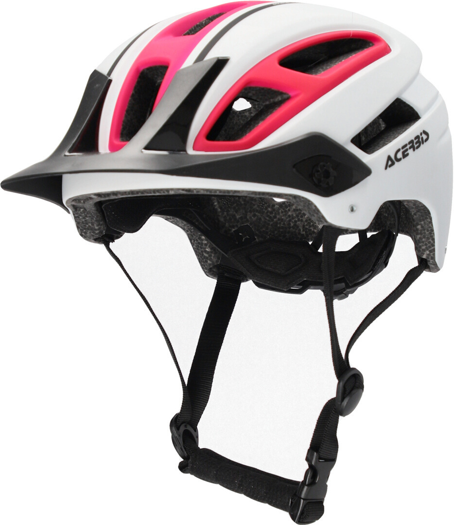 Acerbis Doublep Cască MTB Alb/roz L/XL (58-62) Figura 1