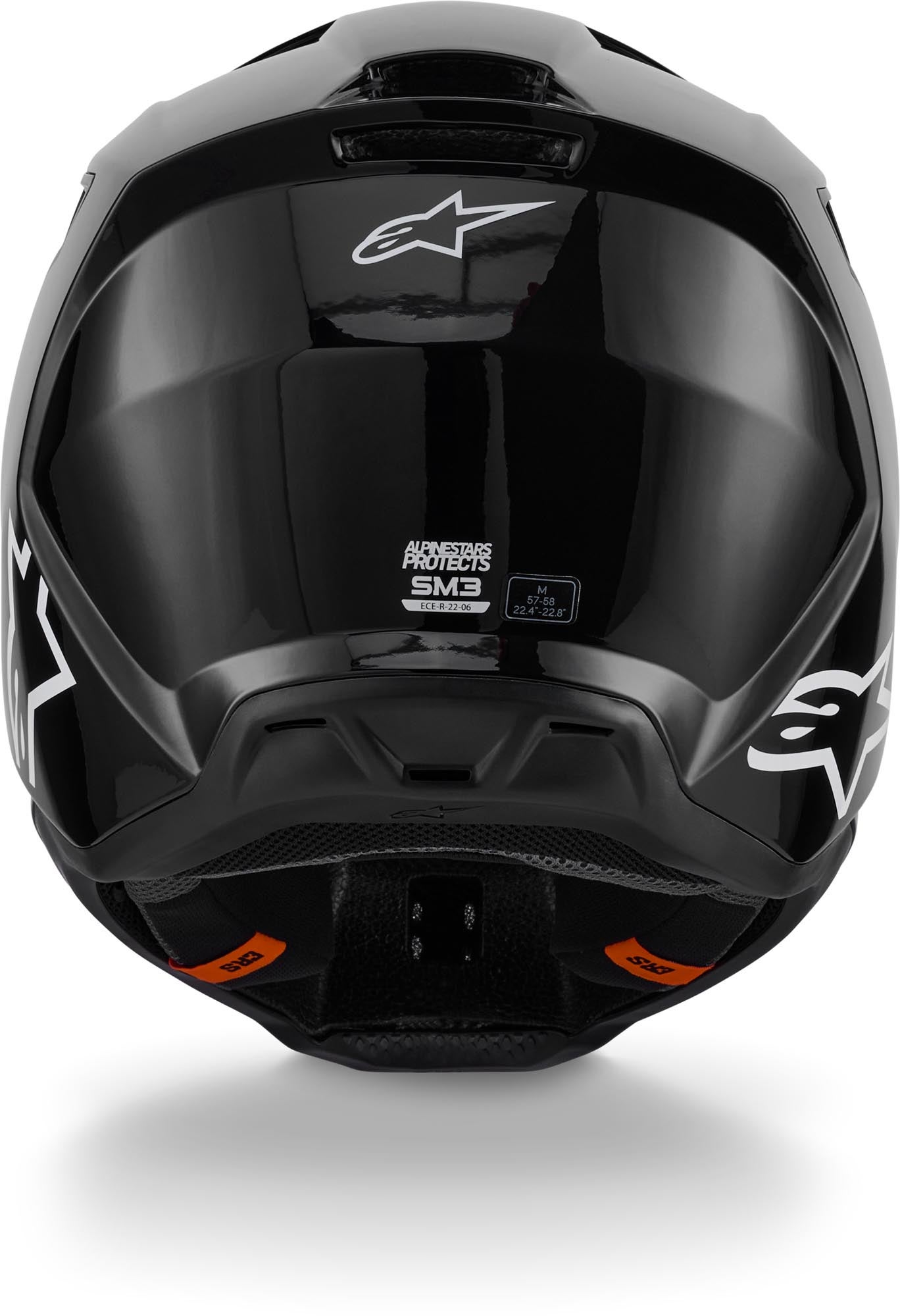 Alpinestars S-M3 Capacete de motocross preto M (57/58) Figura 4