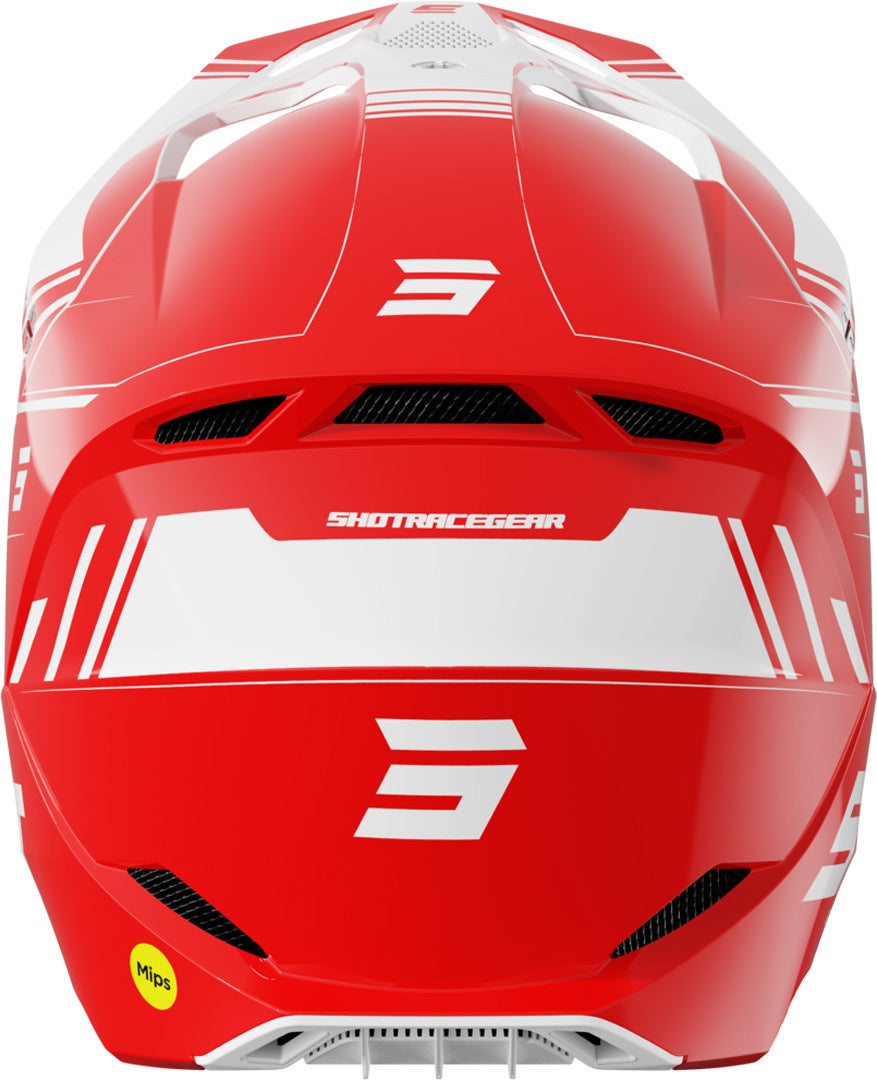 Side view of Shot Race Sprint Motocross Helmet
