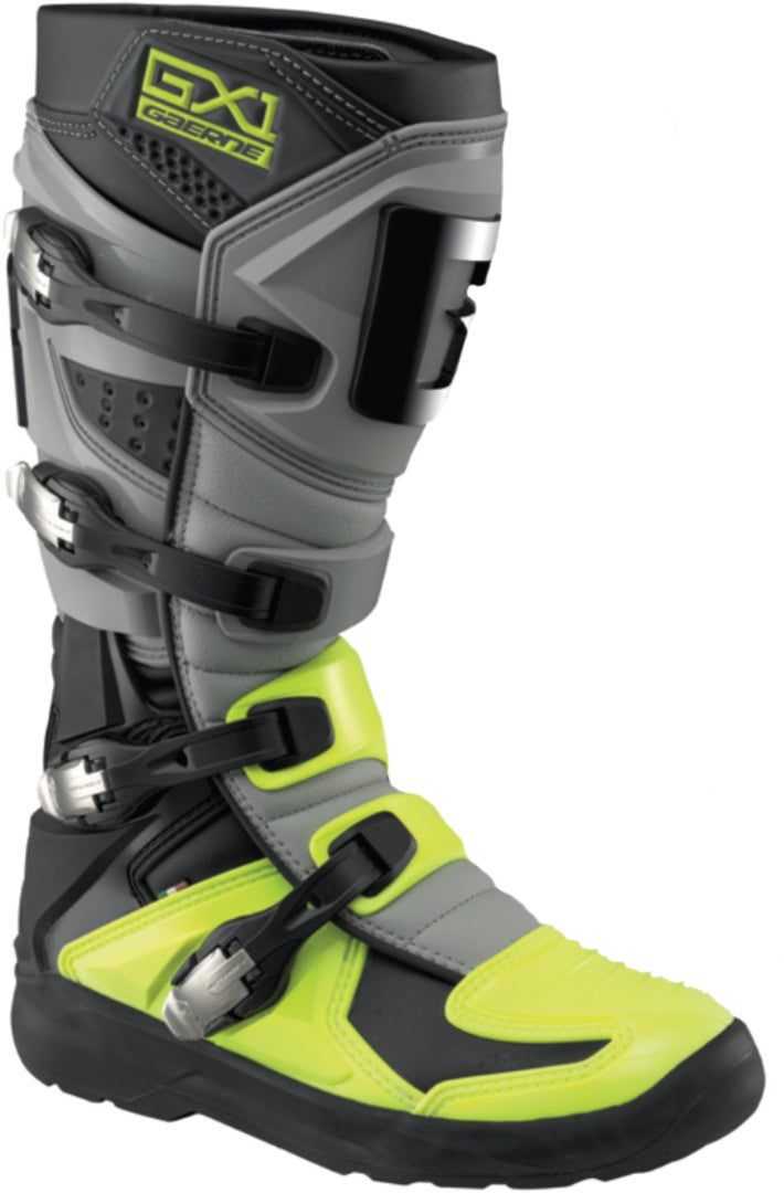 Gaerne GX-1 Evo 2020 Motocross støvler sort/grå/gul 42 Figur 4