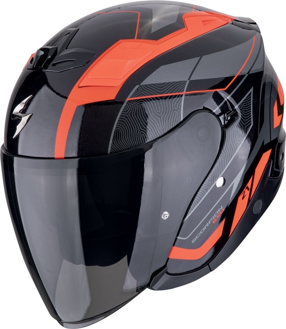 Scorpion EXO Z1 Vue Casco Jet nero/rosso L (59/60) Figura 1