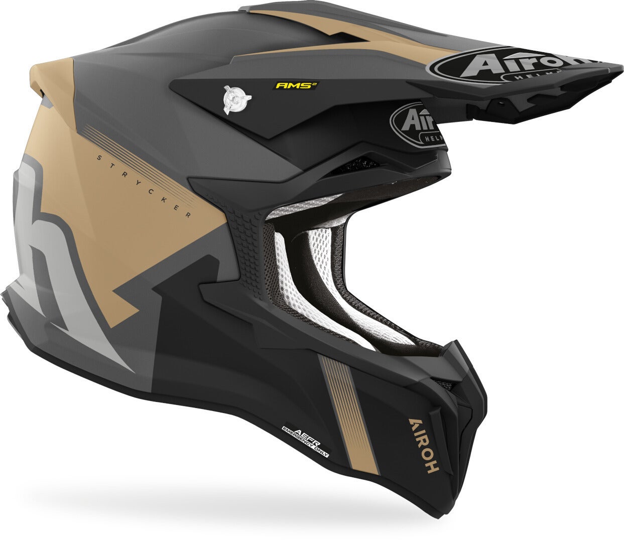 Airoh Strycker Blazer Casco Motocross Oro XL (61/62) Figura 2