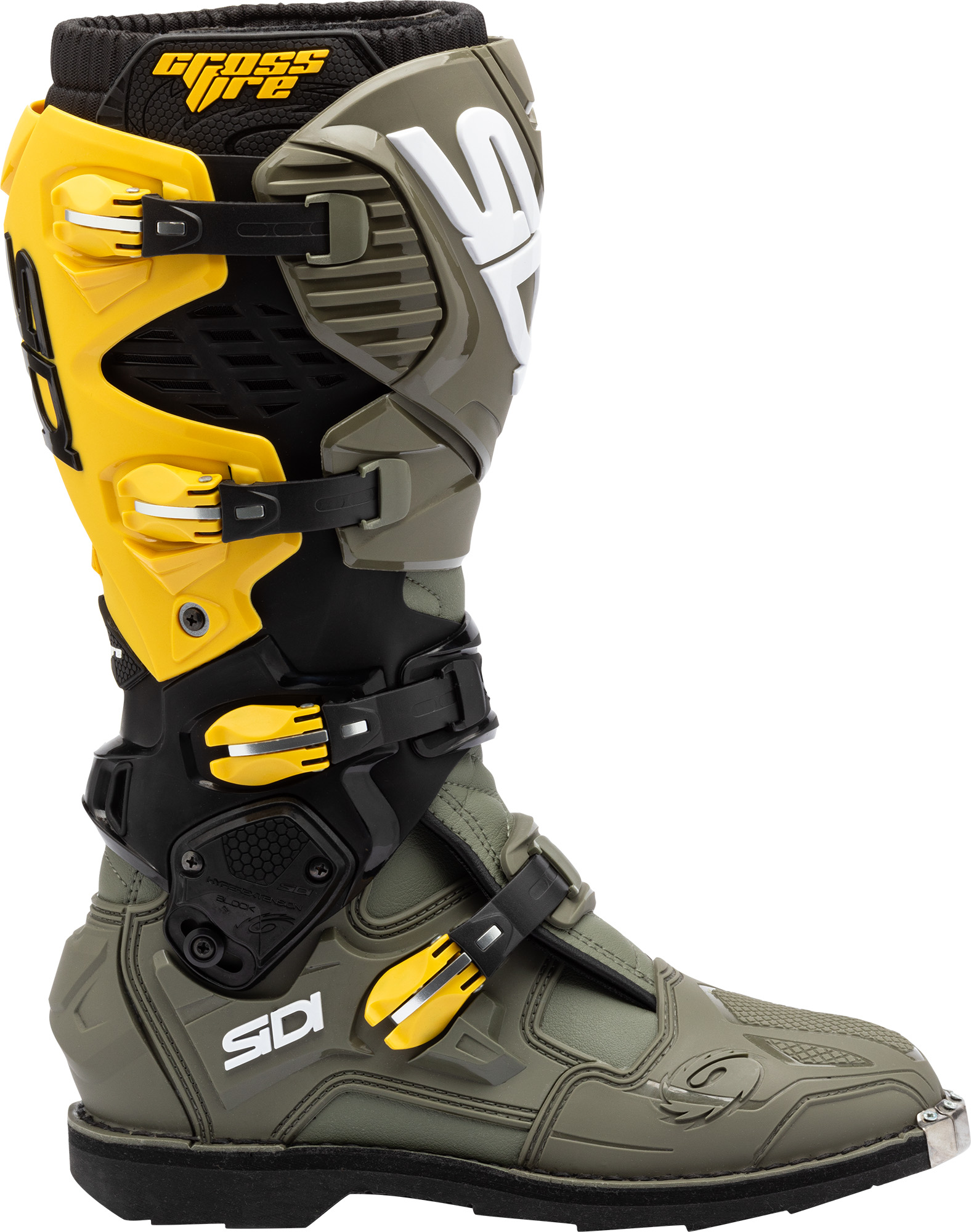 Sidi Crossfire 3 Bottes de motocross Vert/Noir/Jaune 43 Figure 2
