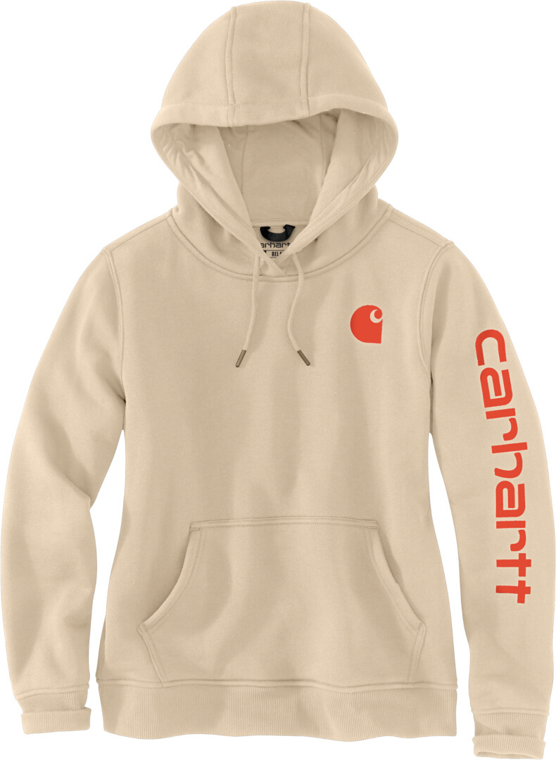 Carhartt Clarksburg Logo Hanorac pentru doamne Cremă XS Figura 1