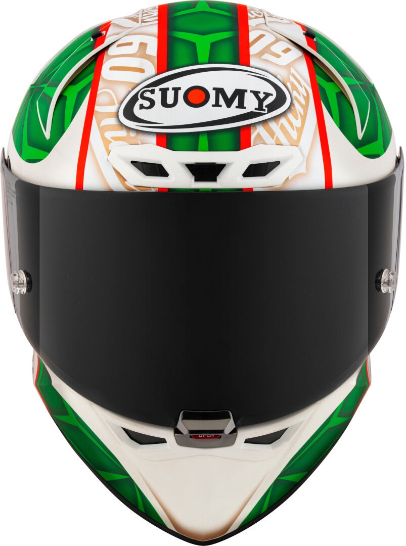 Side view of Suomy S1-XR GP Hickman Replica 2023 FIM E06 Helmet