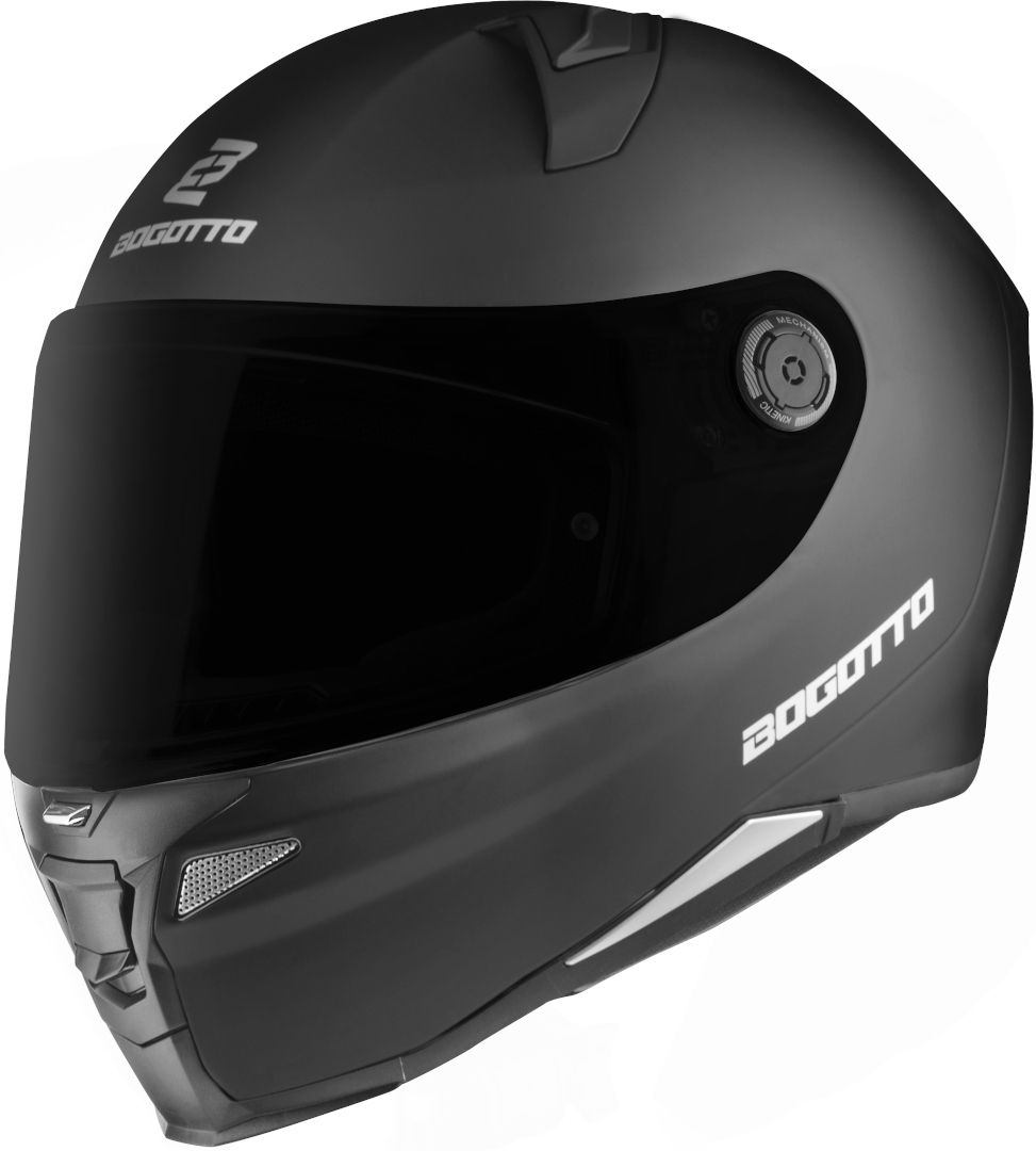 Bogotto FF110B Casco nero opaco M Figura 1