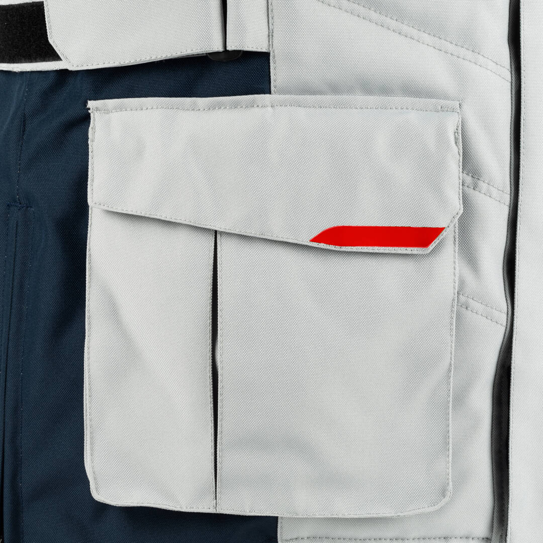 Bering Siberia waterproof Motorcycle Textile Jacket grey/blue/red XL Figure 3