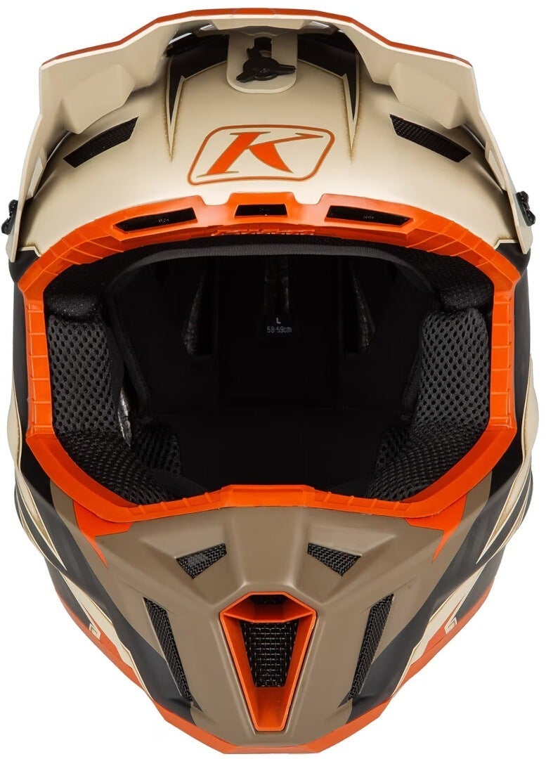 Klim F3 Lighting Carbon Barre de motocross Sable/Orange XL (60/61) Figure 5