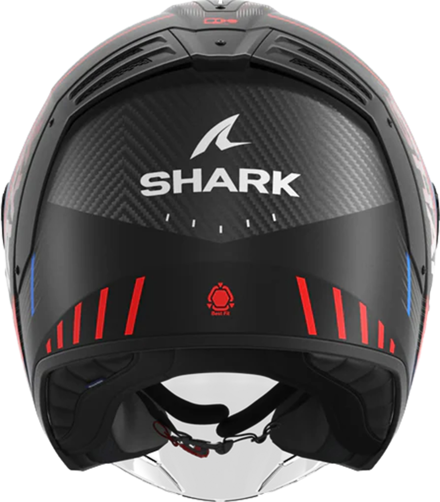 Shark RS Jet Carbon Speed-Tech Mat Helm koolstof/blauw/rood 2XL (63/64) Figuur 5