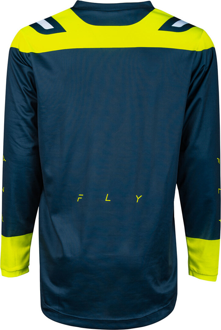 Fly Racing F-16 2024 Motocross tröja Blå/neon-gul XL Figur 2