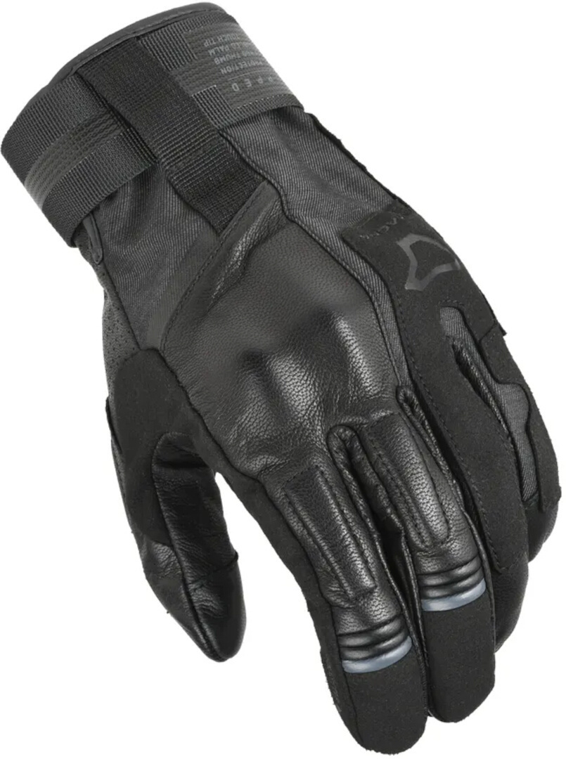 Macna Ulmex perforierte Motorrad Handschuhe schwarz M Abbildung 1