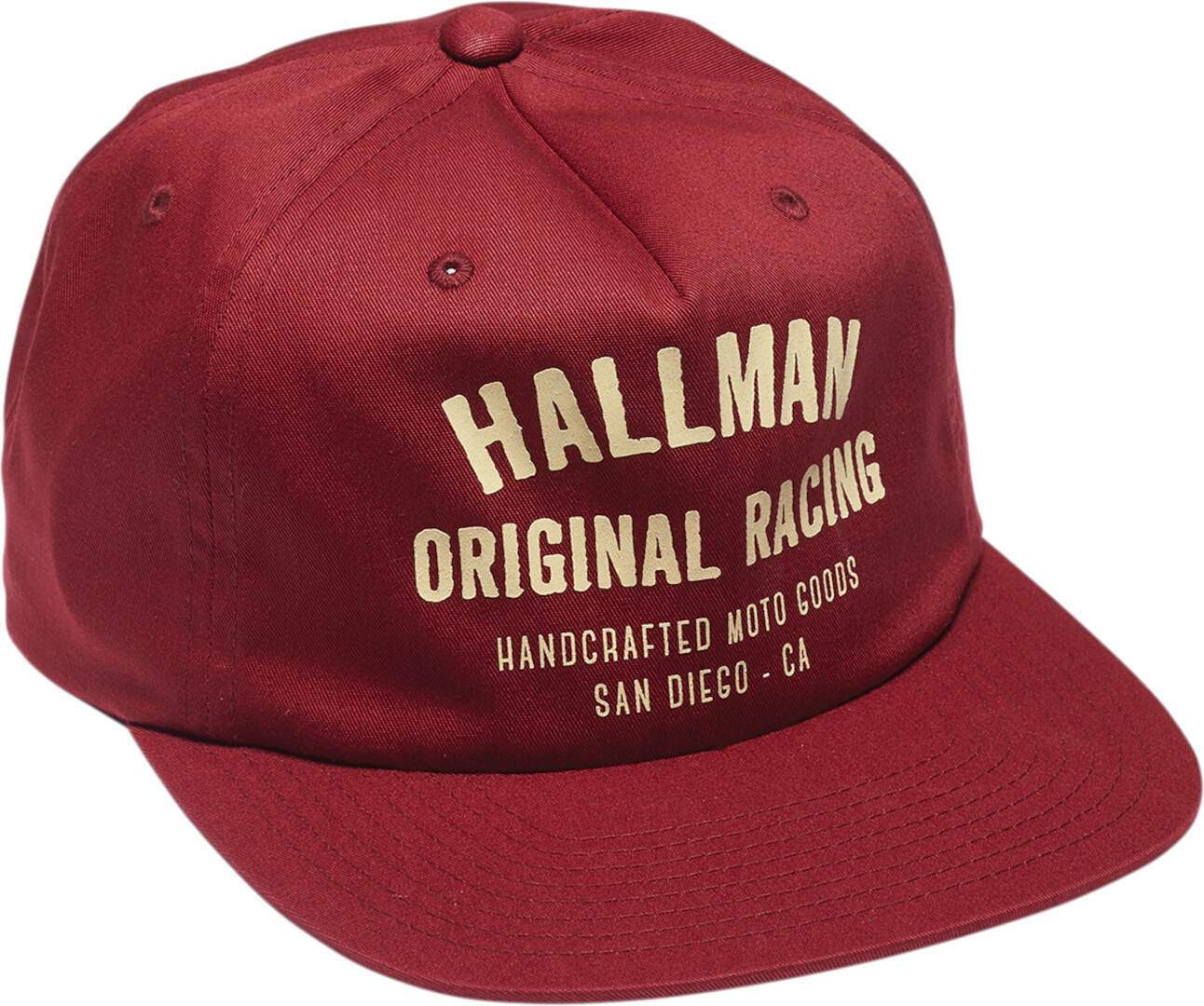 Thor Hallman Tried & True Snapback Cap Roșu închis Figura 1