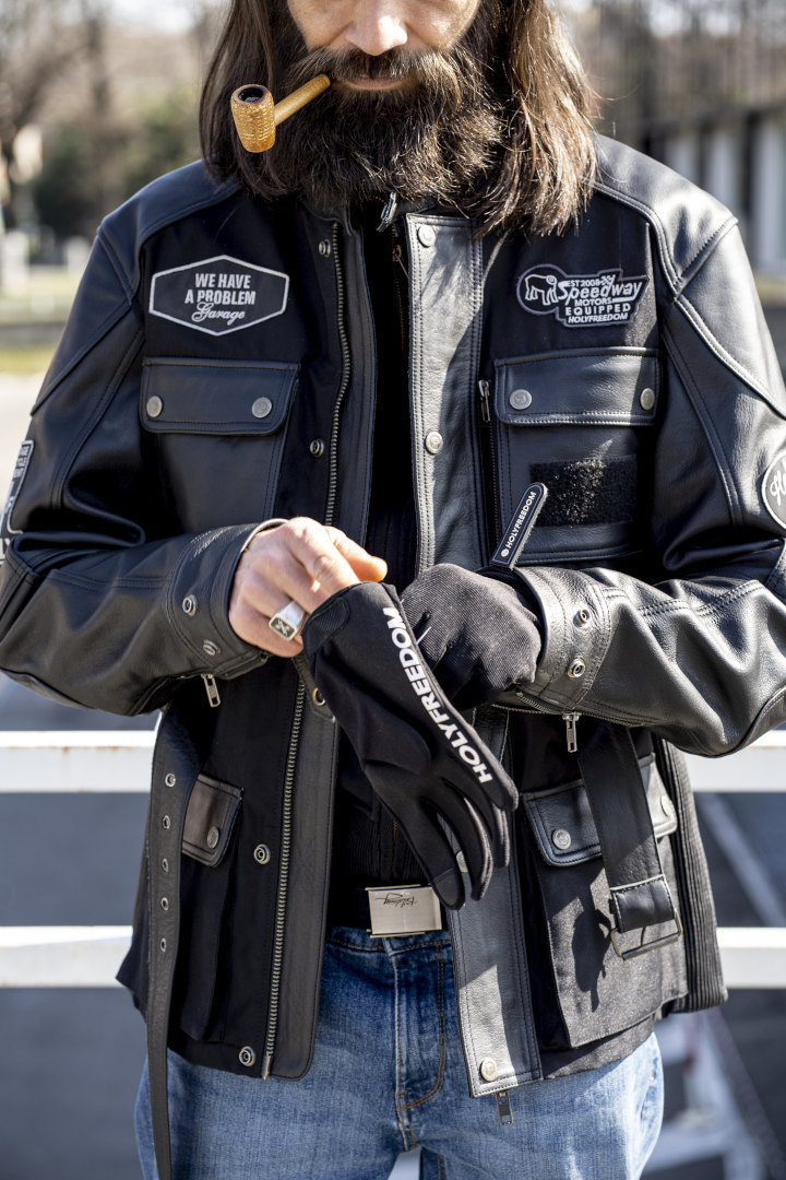 HolyFreedom Quattro TL motorcycle leather/textile jacket S Figure 10