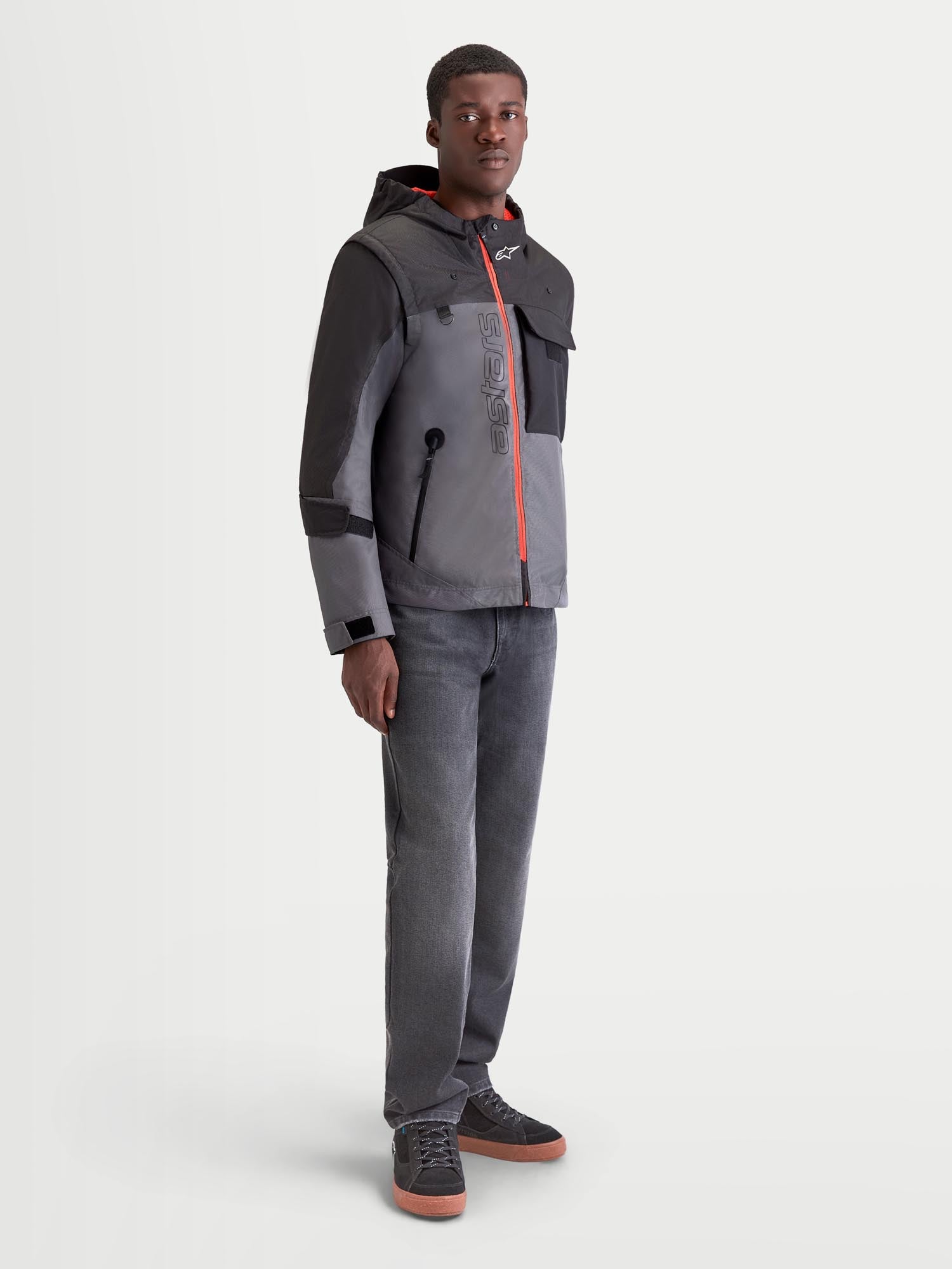 Alpinestars Morfex Parka Nepromokavá textilní bunda pro motocykl Černá/šedá 2XL Obrázek 8