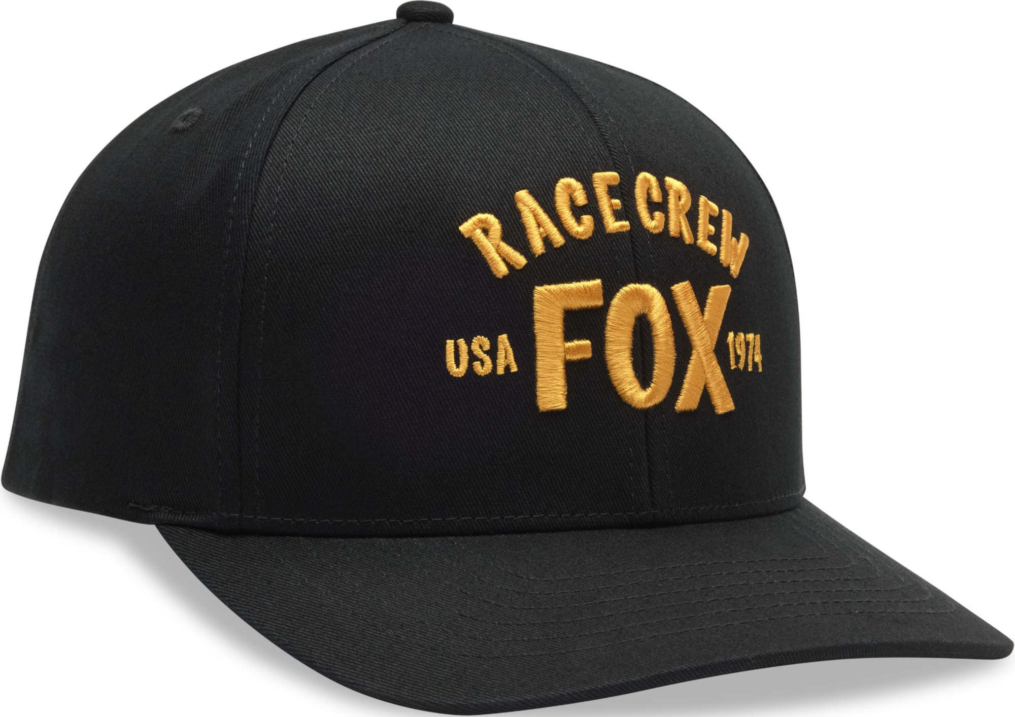 FOX Slogan Șapcă Snapback Negru/Portocaliu Figura 1