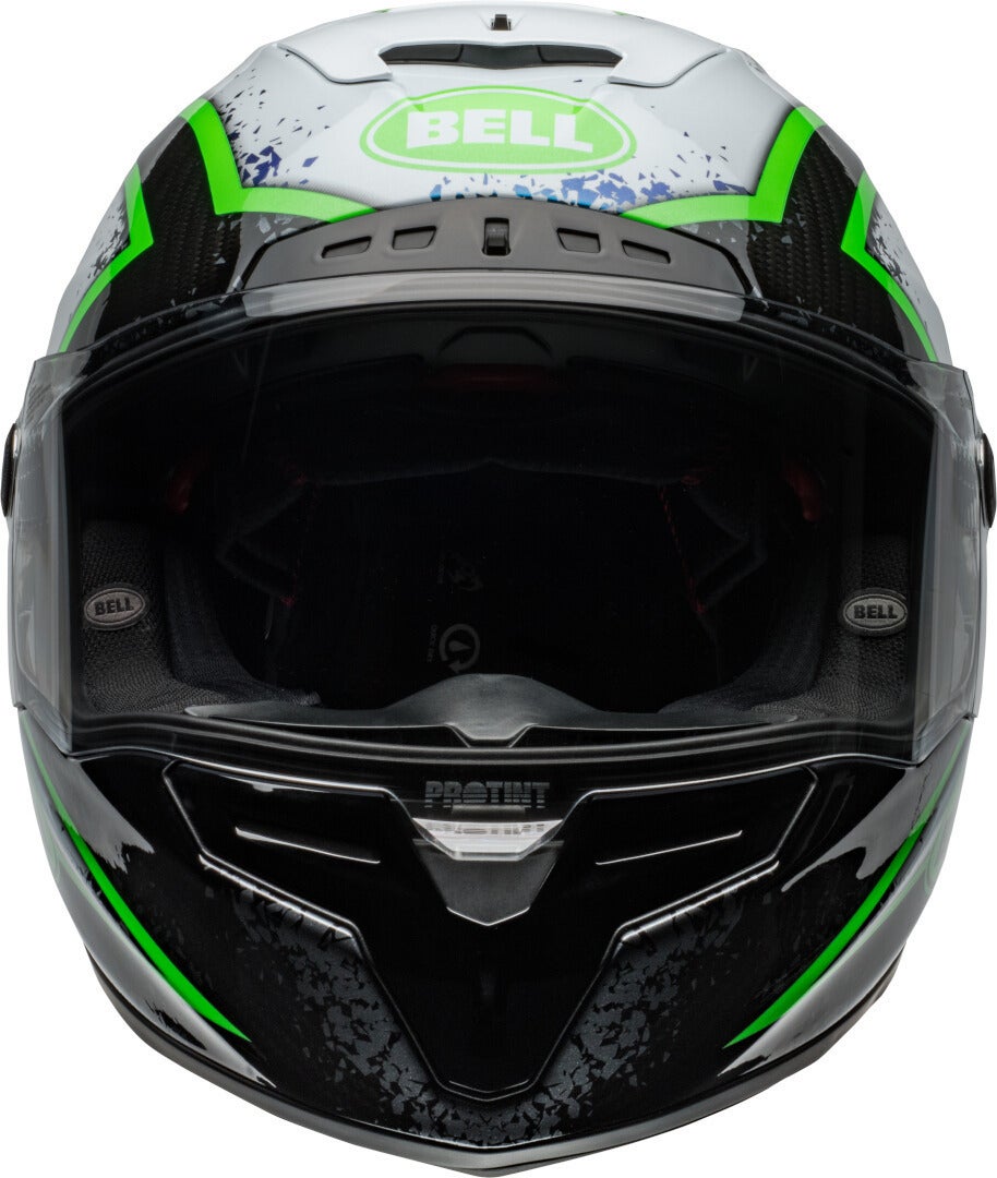 Bell Race Star DLX Flex Xenon Hjelm sort/grøn/sølv M (57/58) Figur 2