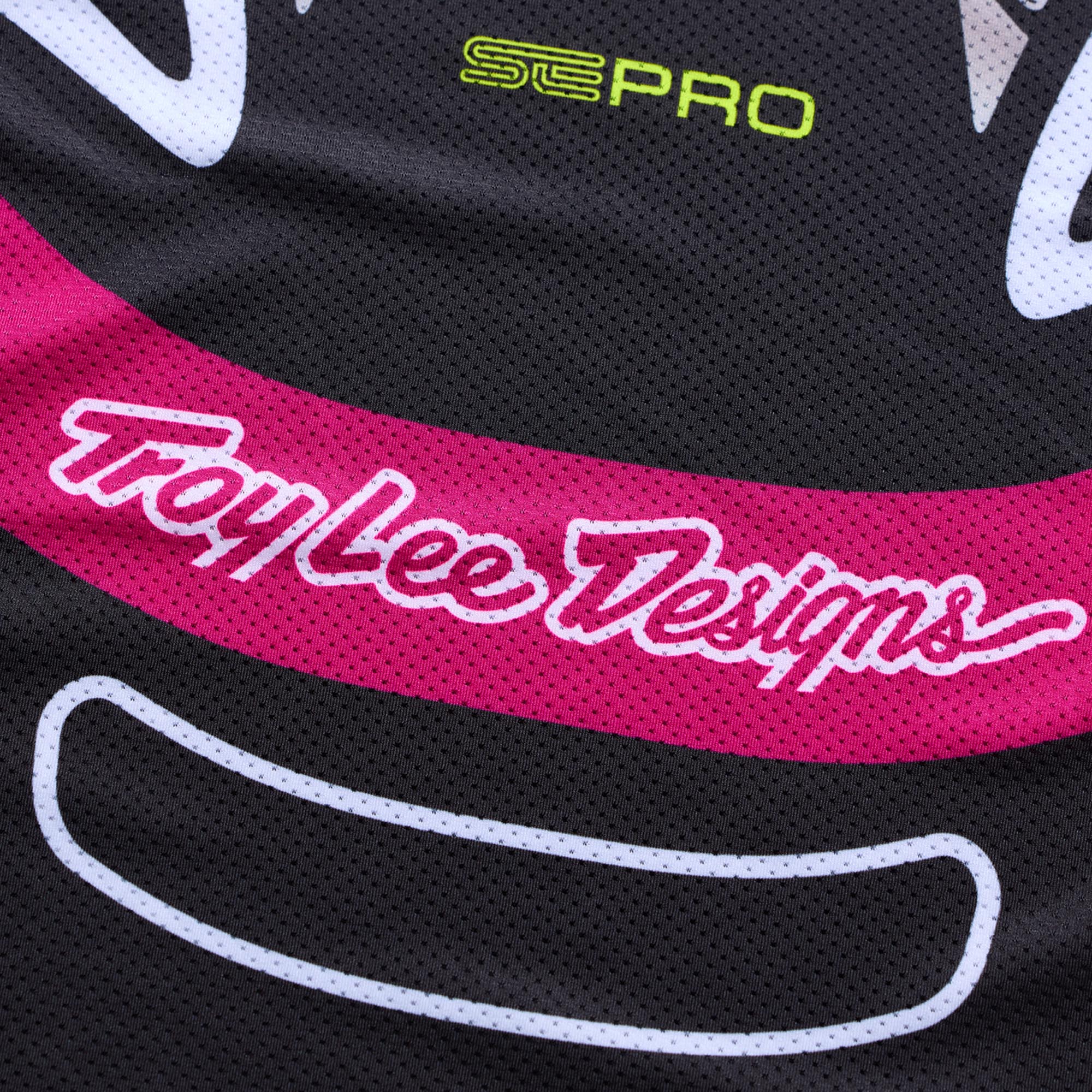 Troy Lee Designs SE Pro Salvo Ungdoms motocrosstrøje Sort/hvid M Figur 8
