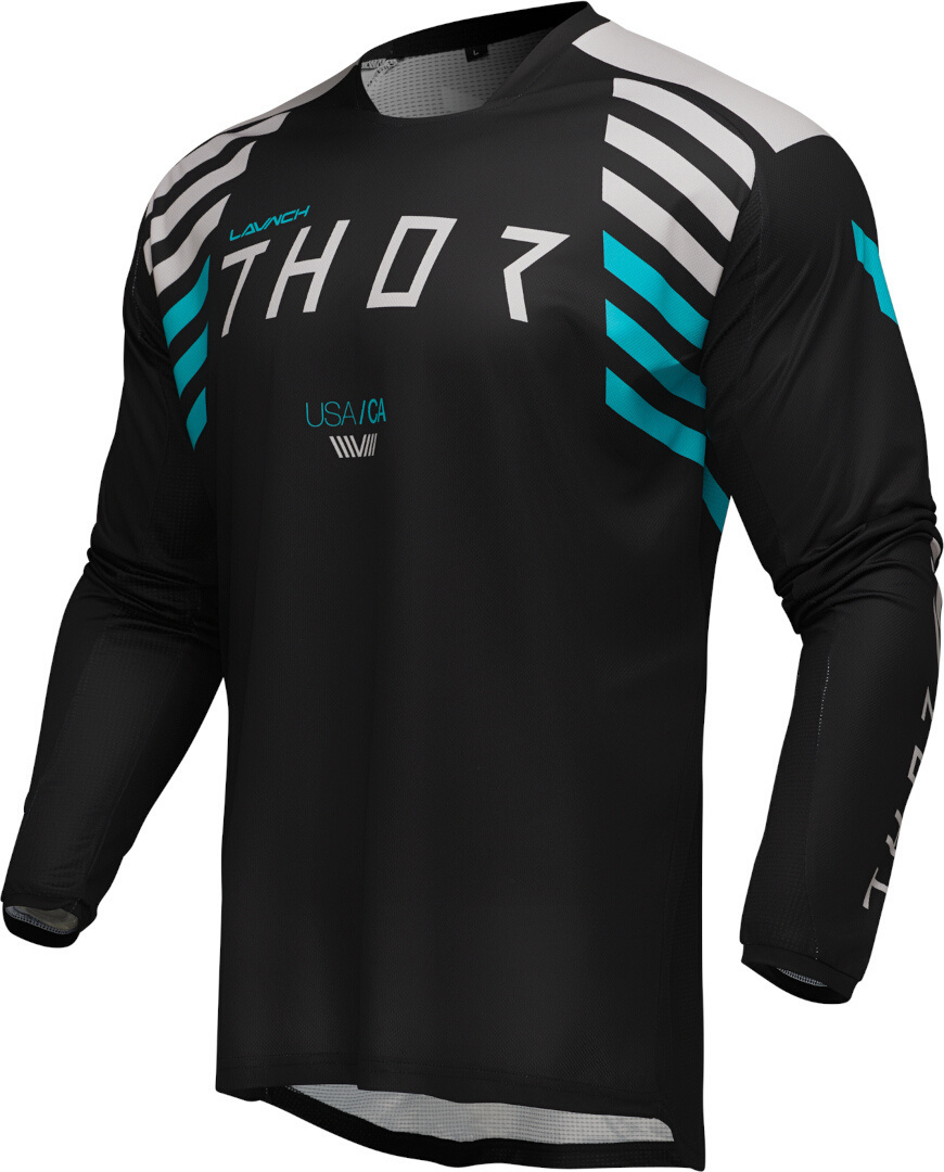 Thor Launchmode Zone Motocross trøje Sort/beige 3XL Figur 1