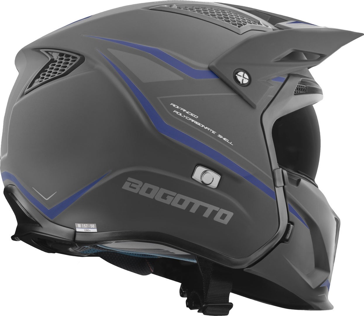 Side view of Bogotto Radic WN-ST 22.06 Helmet