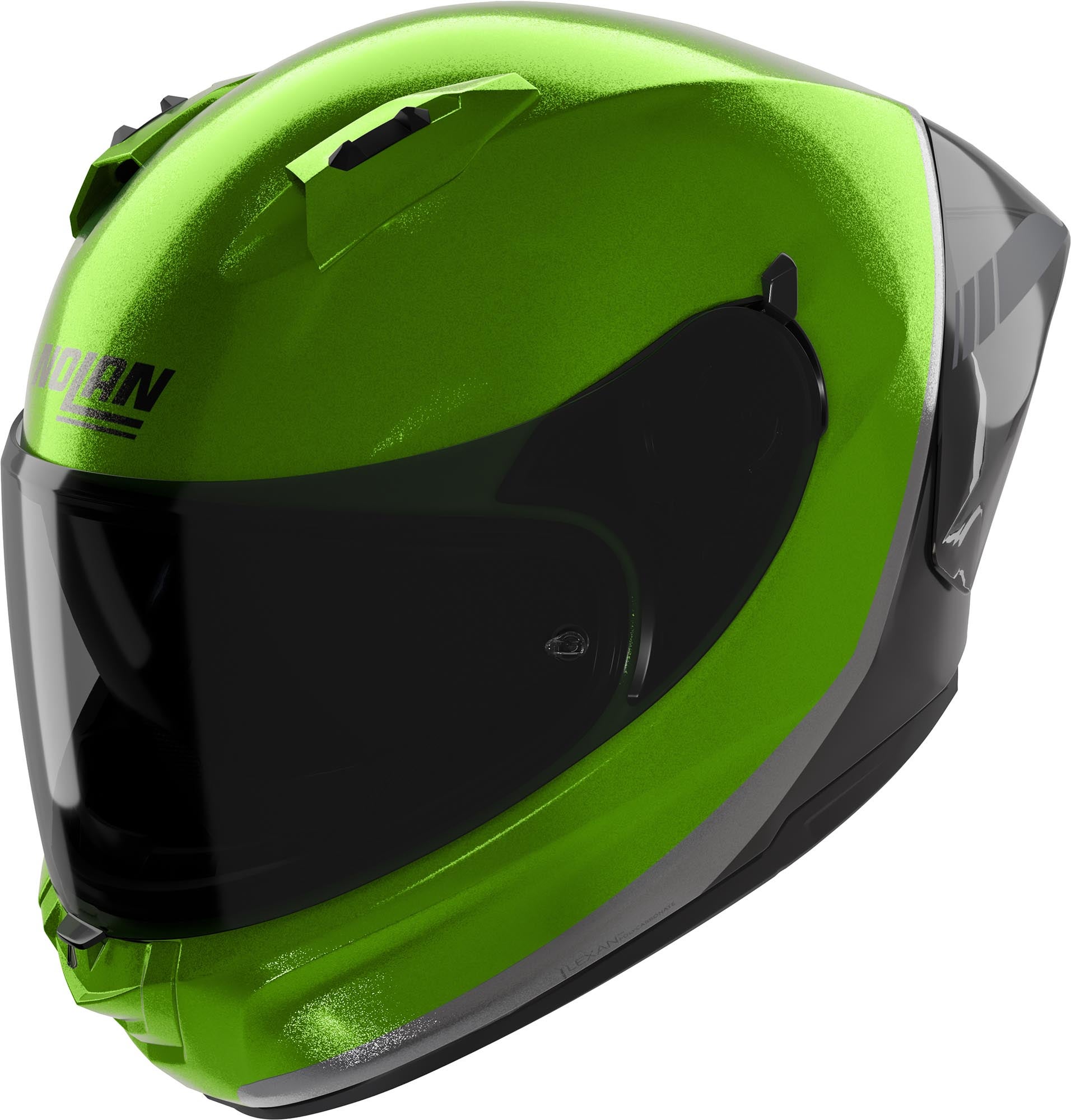 Nolan N60-6 Sport Verniciatura Speciale Casco nero/verde XXS (54) Figura 1