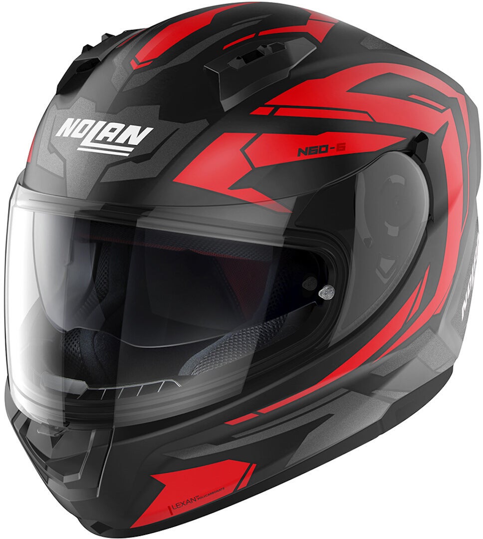 Nolan N60-6 Anchor Helm schwarz/rot L (60) Abbildung 1