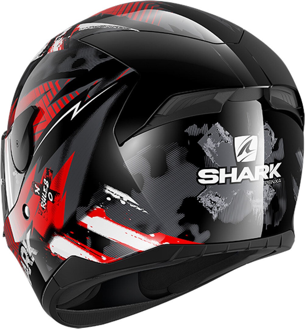 Shark D-Skwal 2 Penxa Cască Negru/Roșu S (55/56) Figura 5