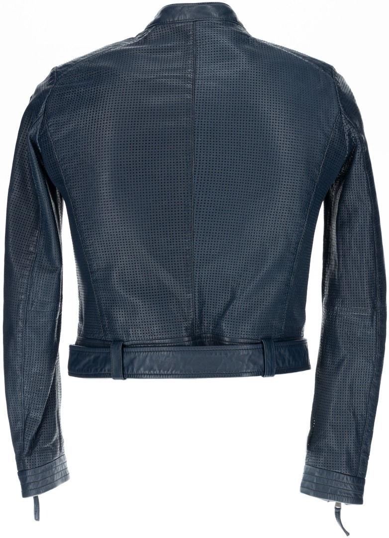 Blauer USA Moore Jaqueta de couro perfurado senhoras azul M Figura 2