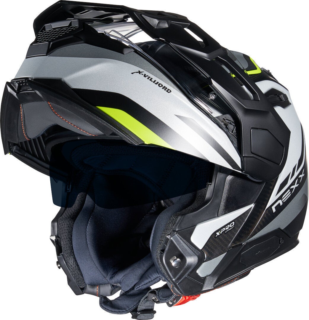 Nexx X.Vilijord Hiker Casco nero/bianco/giallo S (55/56) Figura 3
