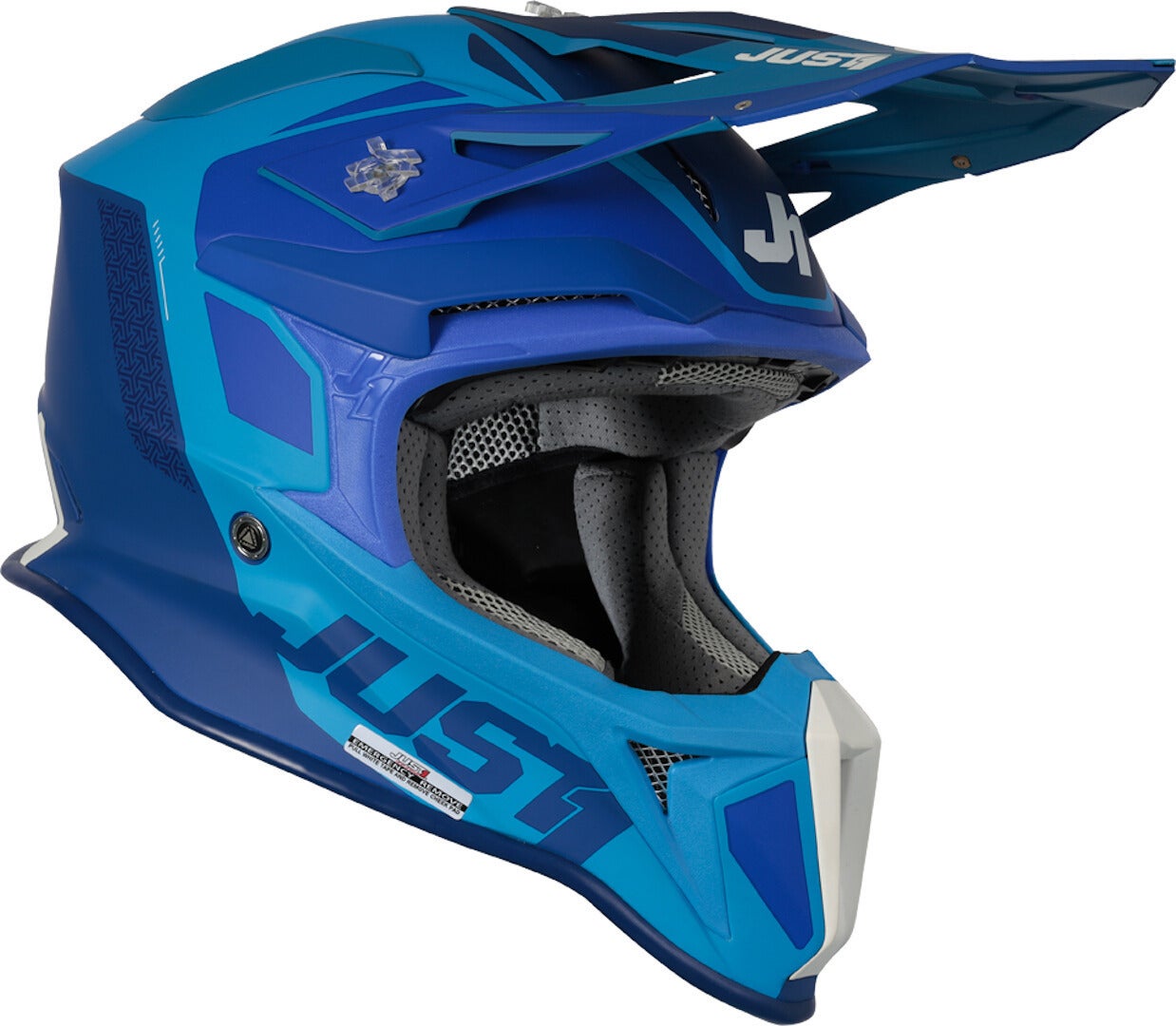 Just1 J18 Pulsar MIPS Motocross Helm blau matt L (59/60) Abbildung 2