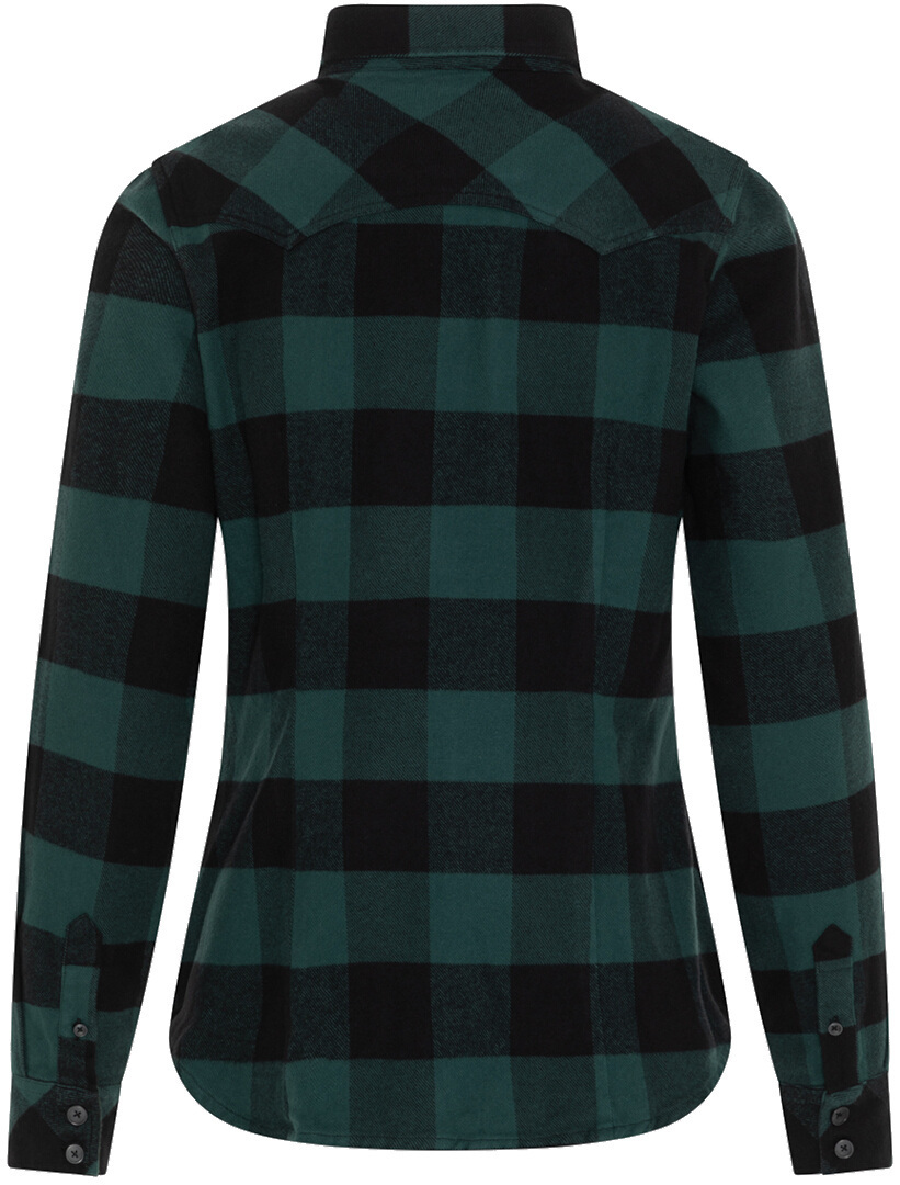 Rokkker Denver Cămașă pentru doamne Negru/Verde S Figura 4