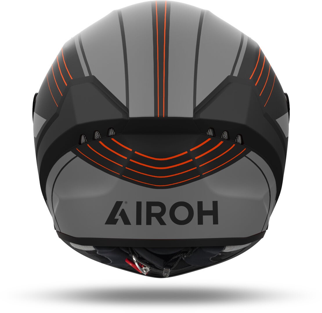 Airoh Connor Achieve Hjelm sort mat/grå/orange XL (61/62) Figur 4