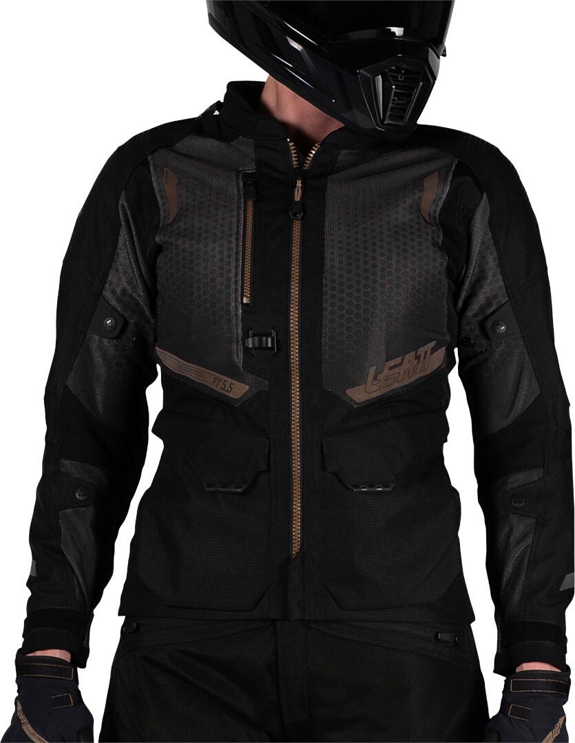 Leatt ADV Flowtour 5.5 Dame motorcykel tekstiljakke Sort 3XL Figur 19