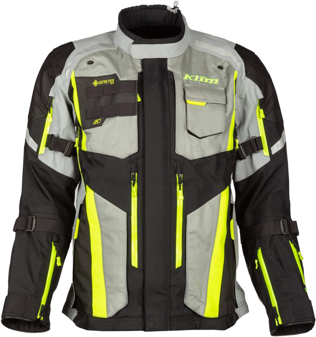 Klim Badlands Pro 2023 Motorcycle Textile Jacket black/grey/yellow M Figure 5