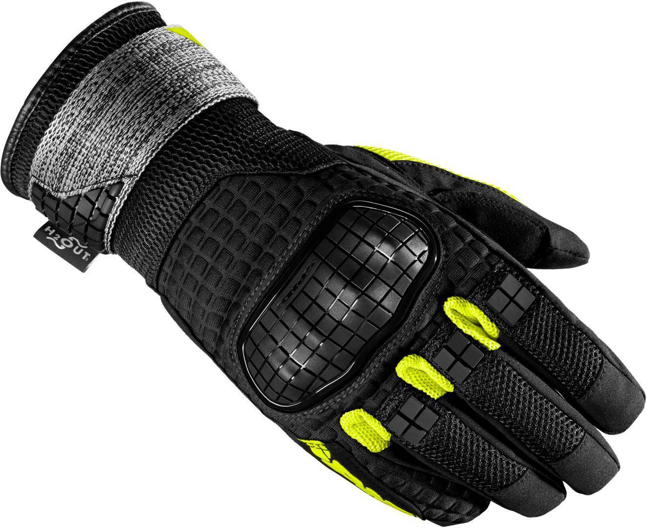 Spidi Rainwarrior Motorrad Handschuhe schwarz/gelb M Abbildung 1