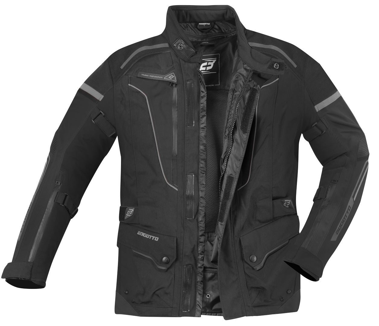 Bogotto Shado Laminated 2in1 waterproof Motorcycle Textile Jacket black 5XL Figure 4