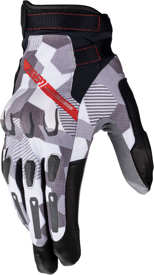 Leatt ADV HydraDri 7.5 Steel Short wasserdichte Motorrad Handschuhe hellgrau 2XL Abbildung 2