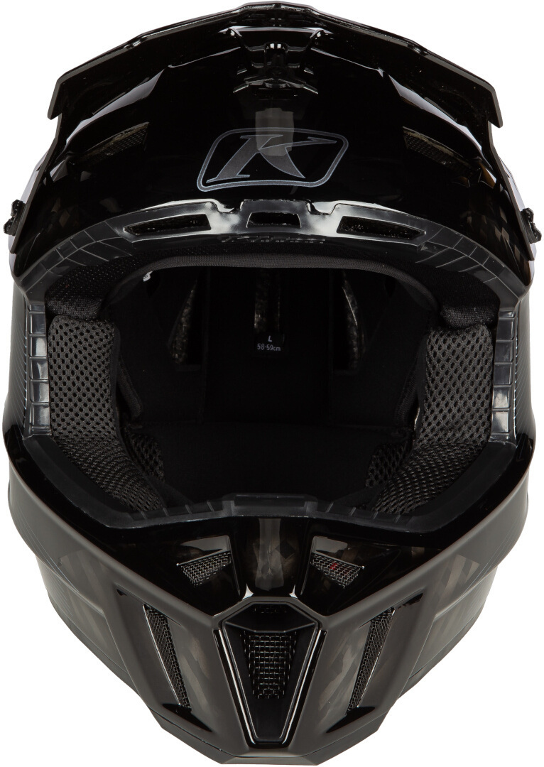 Klim F3 Carbon Pro Motocross hjälm Svart/kol XL (60/61) Figur 5