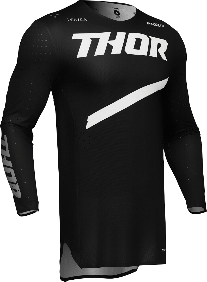 Thor Sportmode Brave Tricou de motocross alb/negru L Figura 2