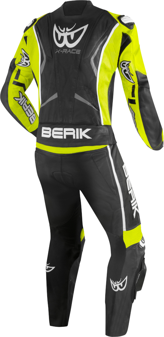 Berik Zakura Evo perforeret 2-delt motorcykel læderdragt sort/gul 54 Figur 2