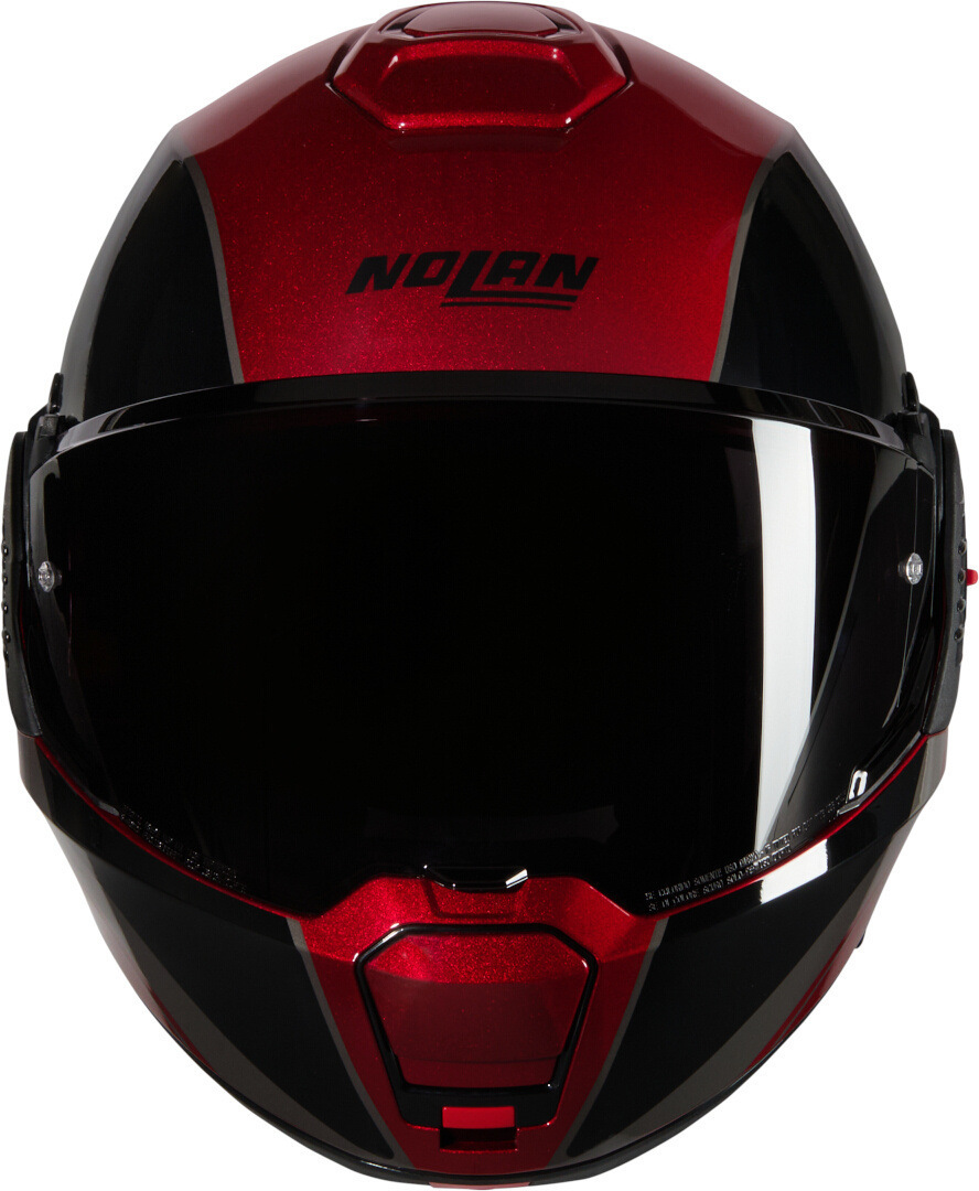 Nolan N120-1 Verniciatura Speciale N-Com Cască Roșu/Negru XS (55) Figura 3