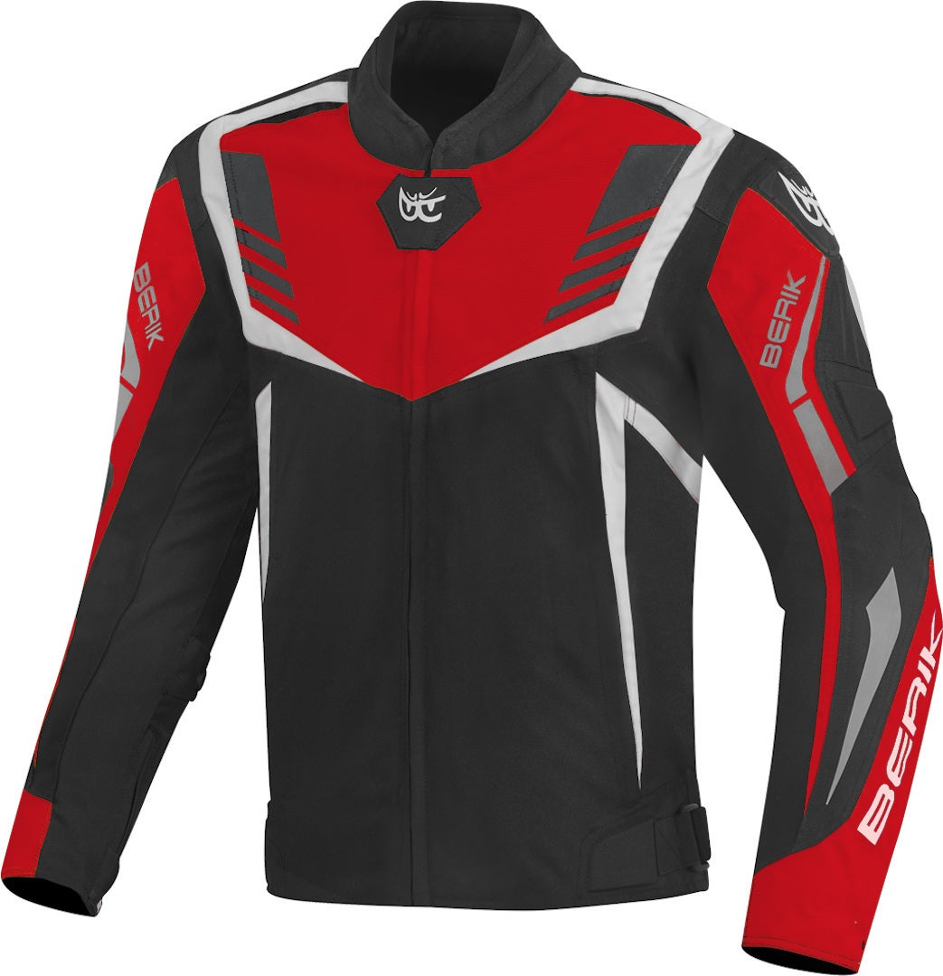 Berik Toronto Waterproof Motorcycle Textile Jacket black/red/white 60 Figure 1