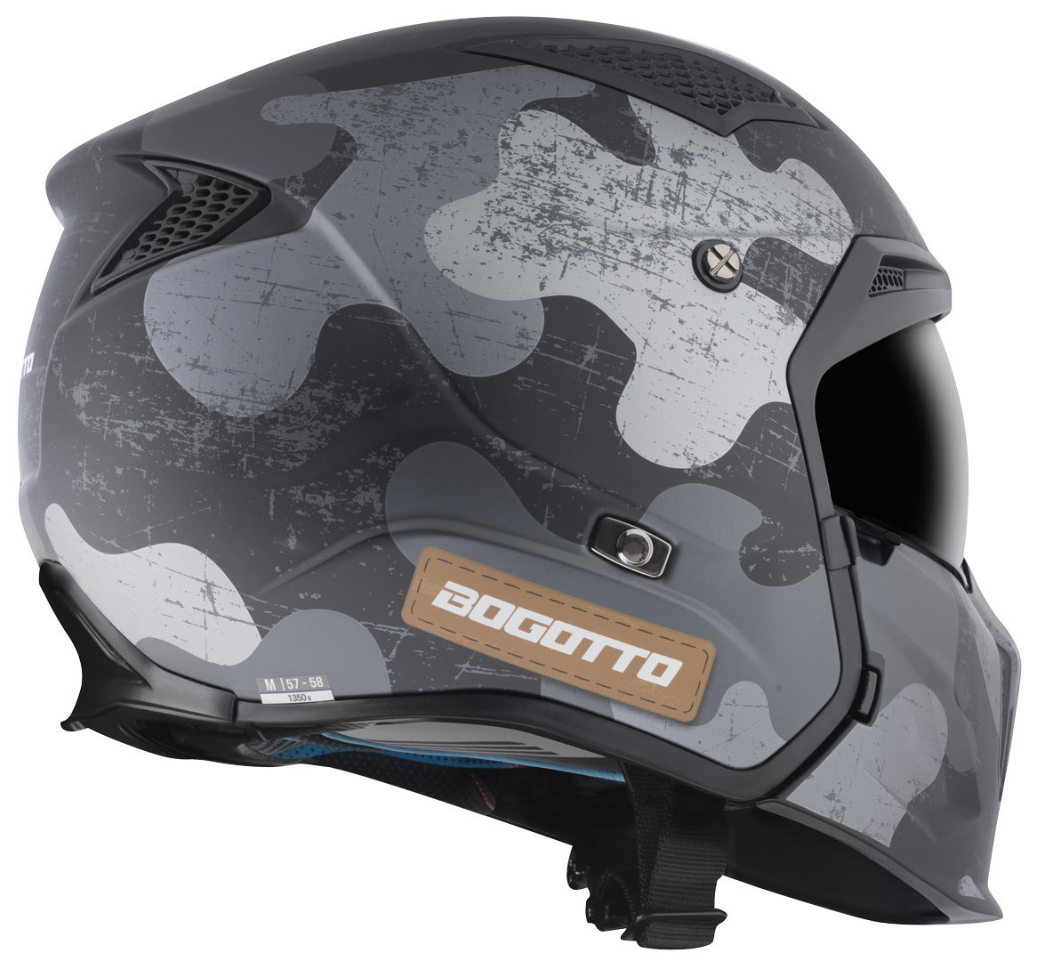 Bogotto Radic Camo 22.06 Casque Noir mat XL Figure 10