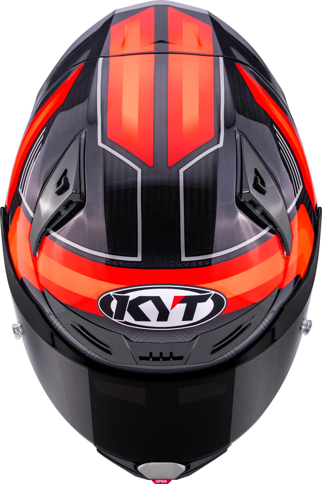 KYT R1R Carbon Accelerator Kypärä hiili/punainen XXL (63) Kuva 9