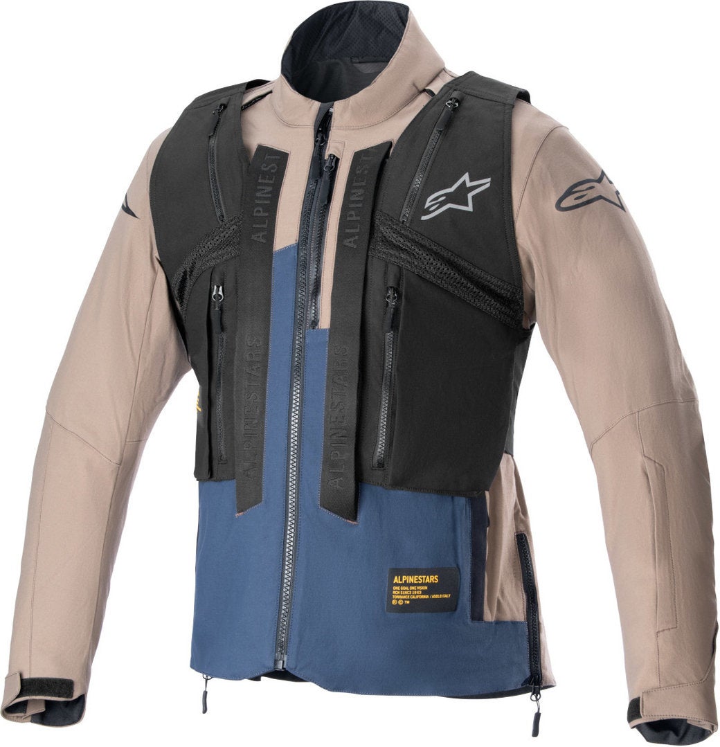 Alpinestars Techdura Motocross Jacket brown/blue XXL Figure 2