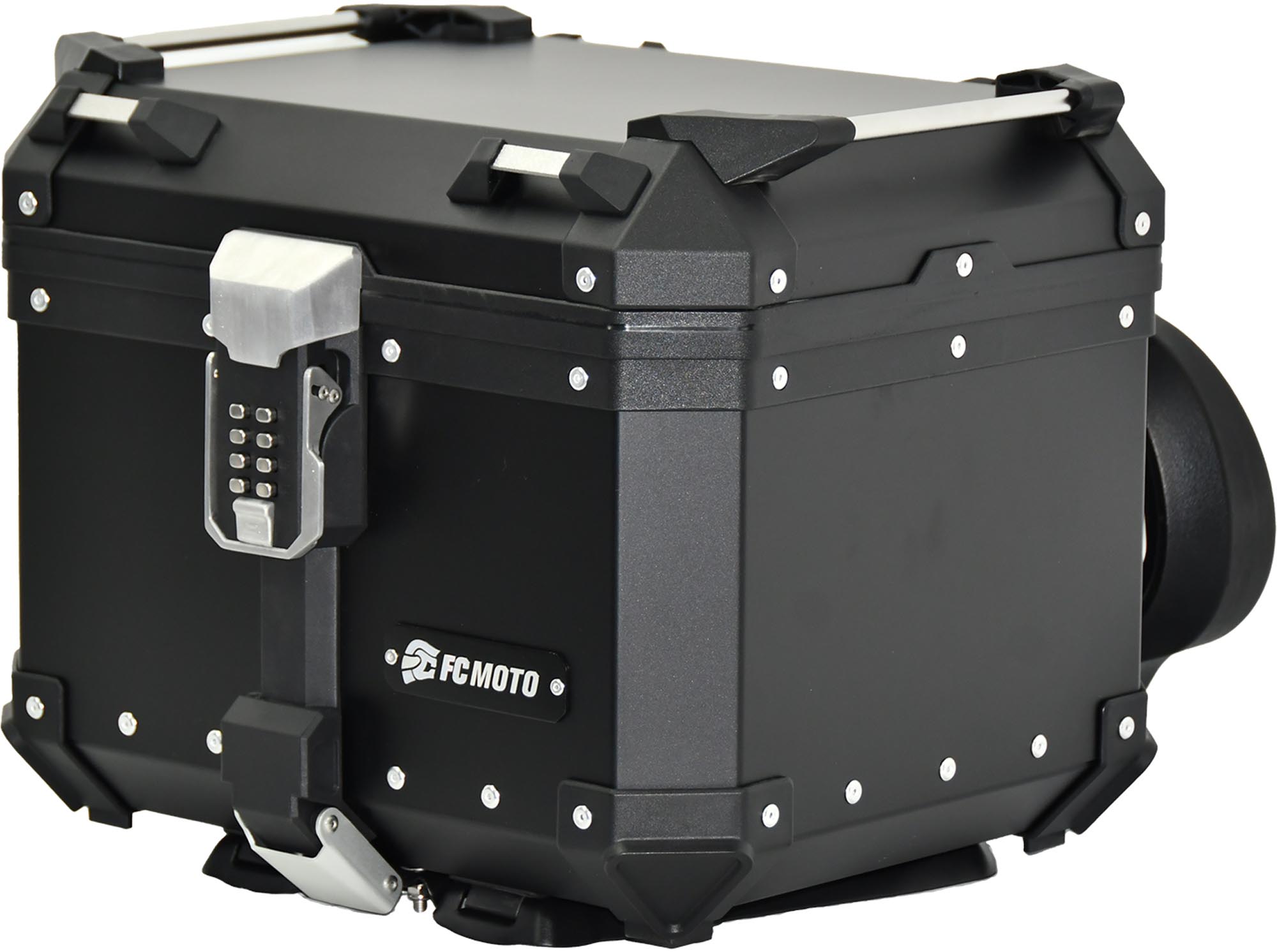 FC-Moto Terreno X PRO Nyckellös Alu Topcase med justerbart ryggstöd svart 45 Ltr. Figur 3