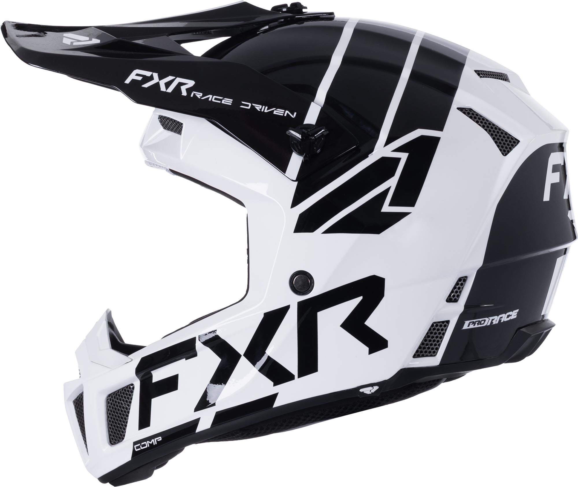 FXR Clutch Cască de motocross pentru tineret Alb/Negru L Figura 4