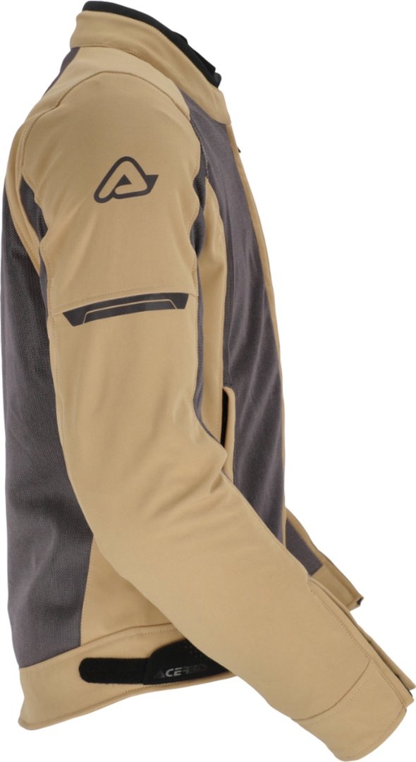 Acerbis Gordon waterproof Motorcycle Textile Jacket grey/beige M Figure 3